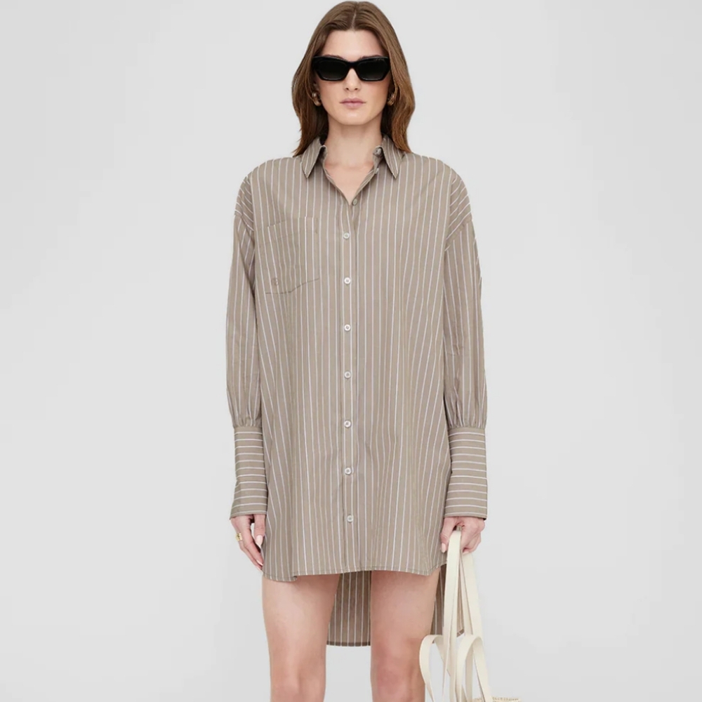 ANINE BING Lake Shirt Dress